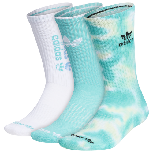 

adidas Mens adidas OG Color Wash 3 Pack 2.0 Socks - Mens Mint/White Size L