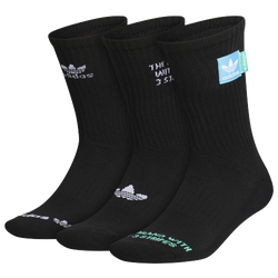 Men's - adidas Originals OG Passport 3 Pack Socks - Black/Blue/Yellow