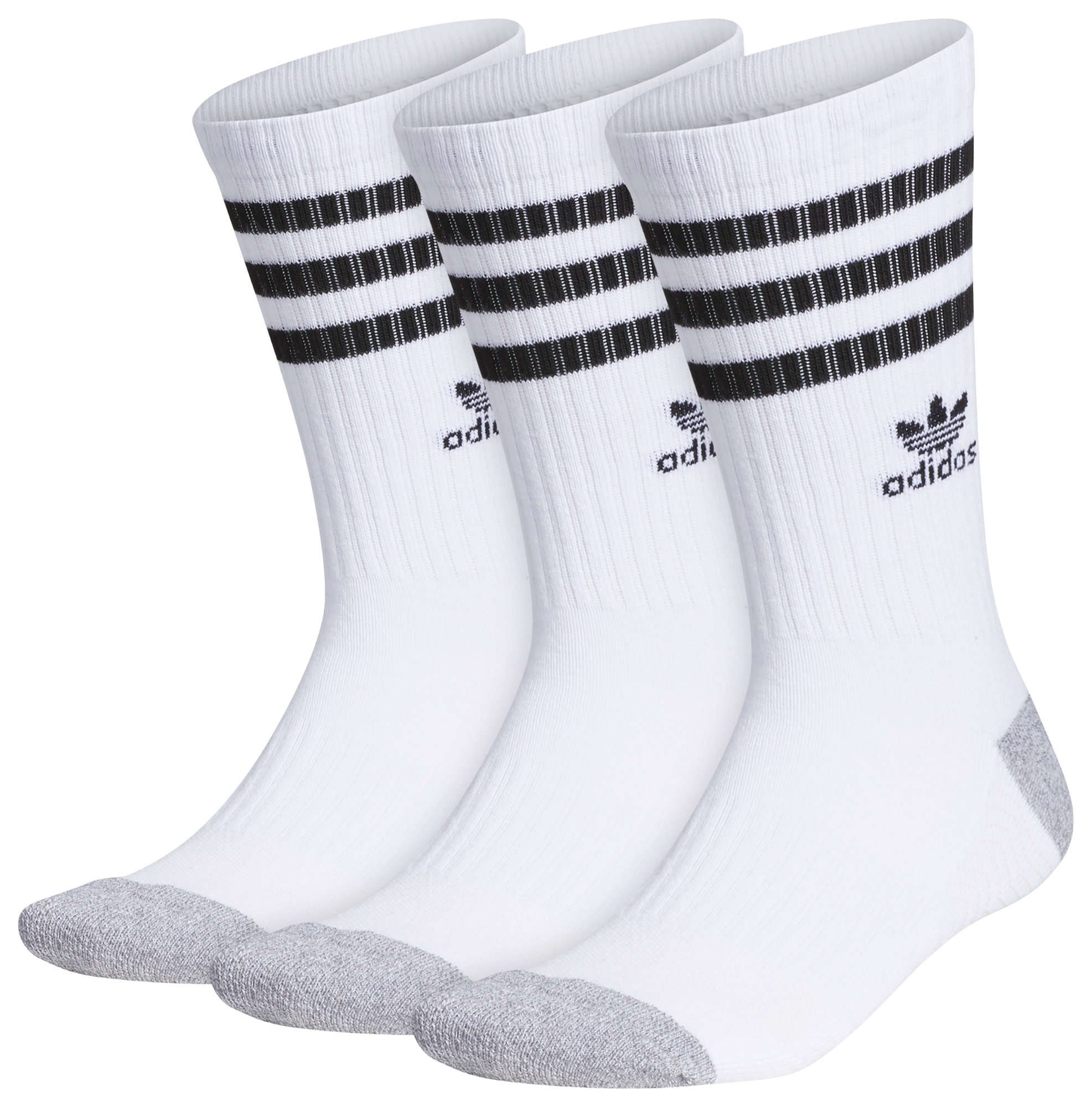 ADIDAS Women's Cushioned 3.0 No Show Socks 3-Pack Size 5-10 Black and Night