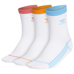 Men's - adidas Sport 3-Pack Mid Crew - White/Orange/Blue