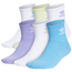 adidas Trefoil 6 Pack Crew Socks - Men's Light Blue/Light Purple/White