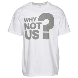 Men's - Reebok Why Not Us T-Shirt - White/Grey