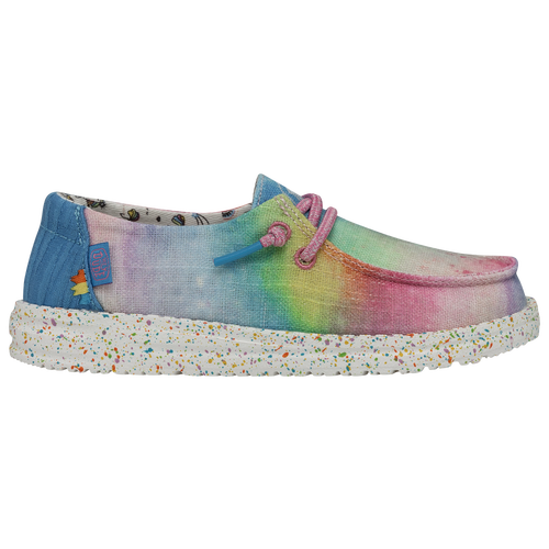 

HEYDUDE Girls HEYDUDE Wendy Dreamer - Girls' Grade School Shoes Pink/Blue Size 06.0