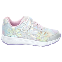 Girls' Preschool - Stride Rite Lighted Glimmer - Silver/Multi