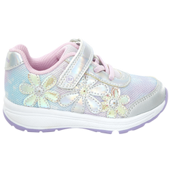 Girls' Toddler - Stride Rite M2P Lighted Glimmer - Silver/Multi