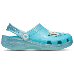 Girls' Grade School - Crocs Frozen Elsa Classic Clogs - Blue/Multi