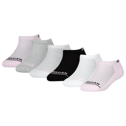 Girls' Grade School - Jordan No Show Socks - Pink Foam/White