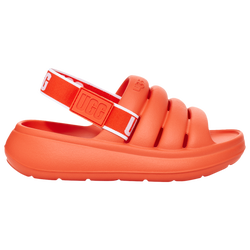 Girls' Grade School - UGG Sport Yeah - Orange/White