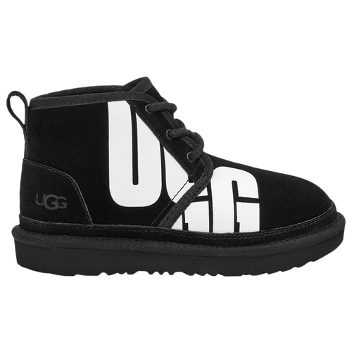 

Boys UGG UGG Neumel Split Logo - Boys' Grade School Shoe Black/Black Size 04.0