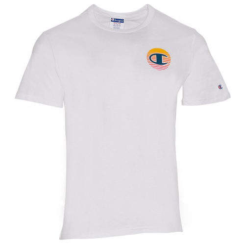 

Champion Mens Champion Lightweight Short Sleeve - Mens White/Multi Color Size L