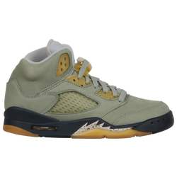 Boys' Grade School - Jordan Retro 5 - Jade Horizon/Pink Glaze/White
