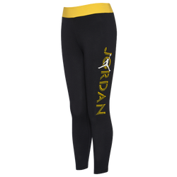 Girls' Grade School - Jordan Retro 4 Lightning Leggings - Black