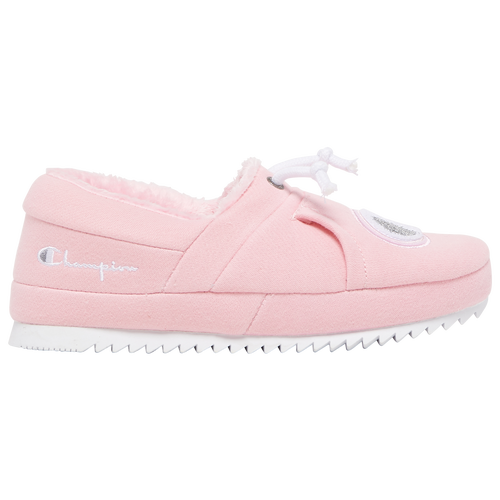 

Girls Champion Champion University II Slipper - Girls' Grade School Shoe Pink Candy/Gray/White Size 05.0