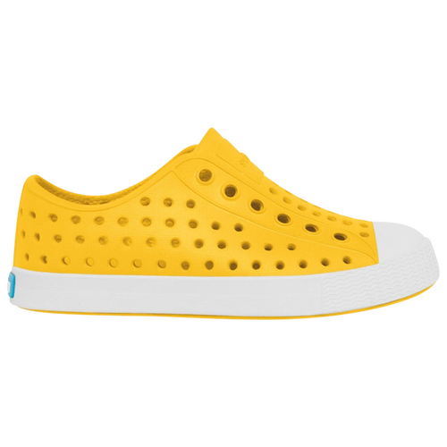 

Boys Native Shoes Native Shoes Jefferson - Boys' Grade School Shoe White/Yellow Size 06.0