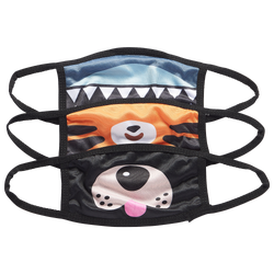 Girls' Grade School - SofSole 3 Pack Classic Youth Mask - Black/Orange