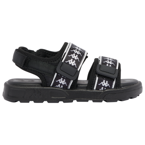 

Boys Preschool Kappa Kappa Aster 7 Sandal - Boys' Preschool Shoe Black/White Size 09.0