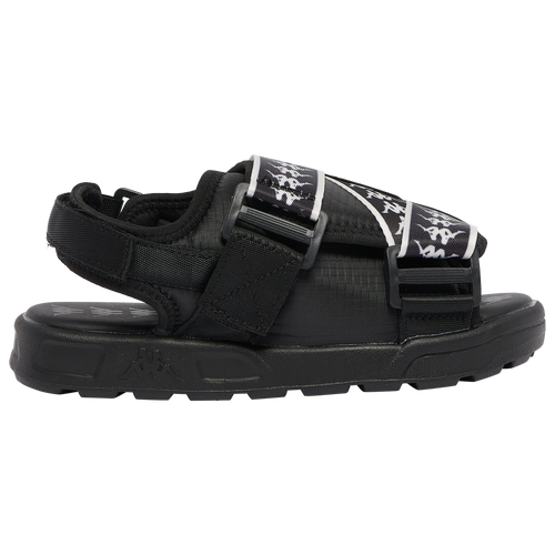 Kappa Kids' Boys  Mitel 2 Sandals In Black/white