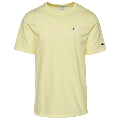 

Champion Mens Champion Heritage T-Shirt - Mens Lemon Glacier/White Size XL