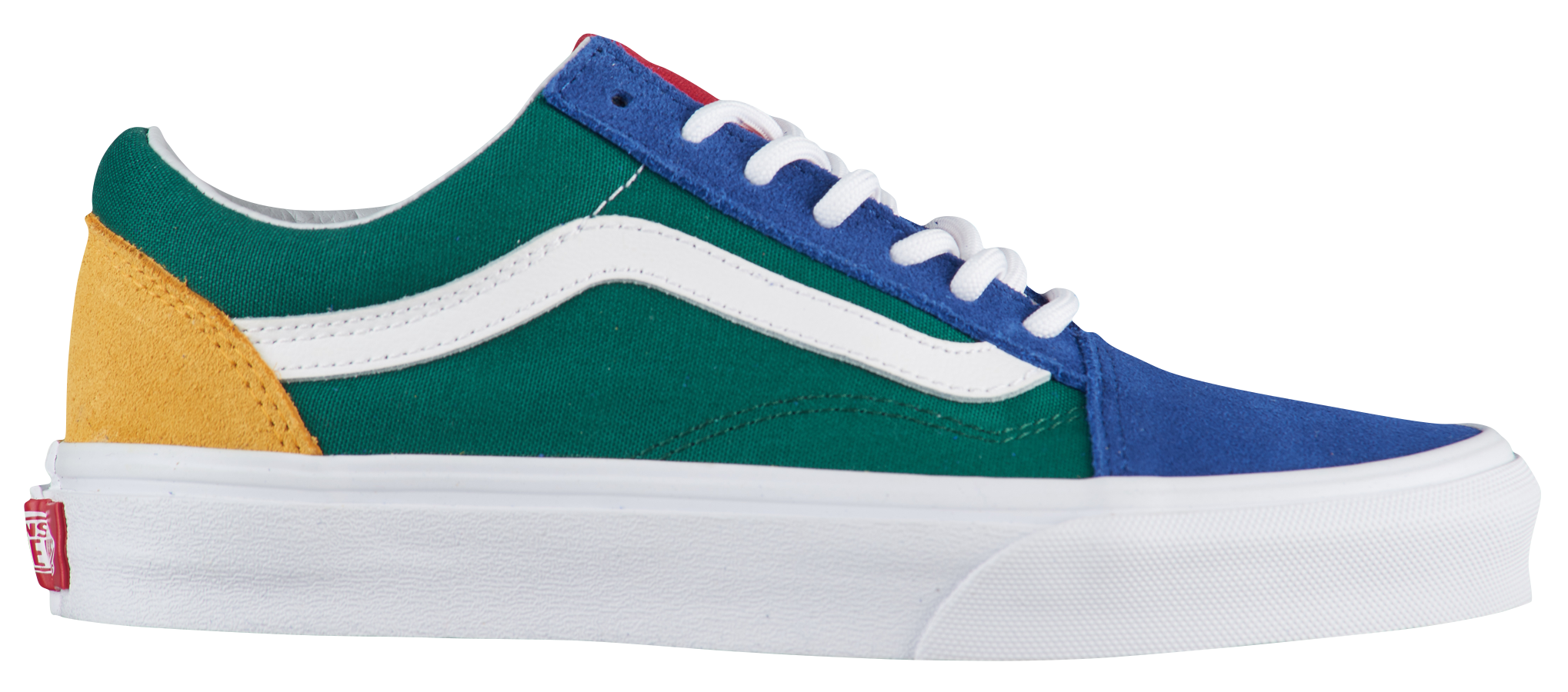 vans red blue yellow green shoes