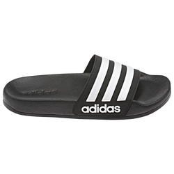 Boys' Preschool - adidas Adilette Shower Slides - White/Core Black/Core Black