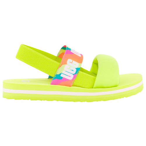 

Girls UGG UGG Zuma Sling Slides - Girls' Grade School Shoe Green/Sulfer Size 04.0