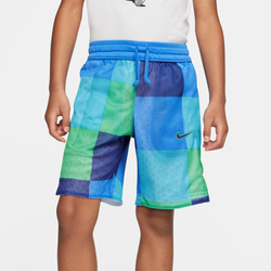 Boys' Preschool - Nike Reversible Elite All Over Print Shorts - Blue/Green