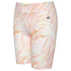 Girls' Grade School - Champion Marble Bike Short - Pebblestone/Pebblestone