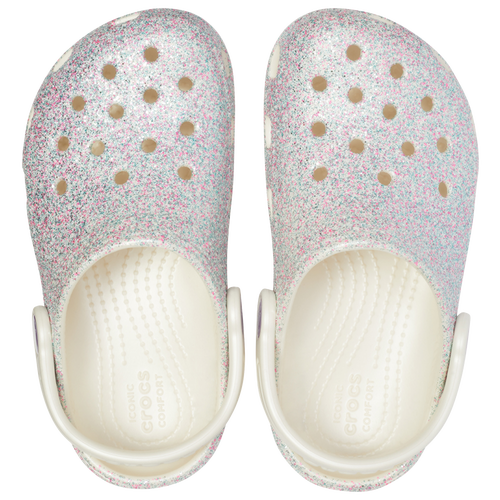 Oyster glitter crocs deals