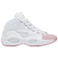 Reebok Question Mid Pink Toe - Men's White/Pink
