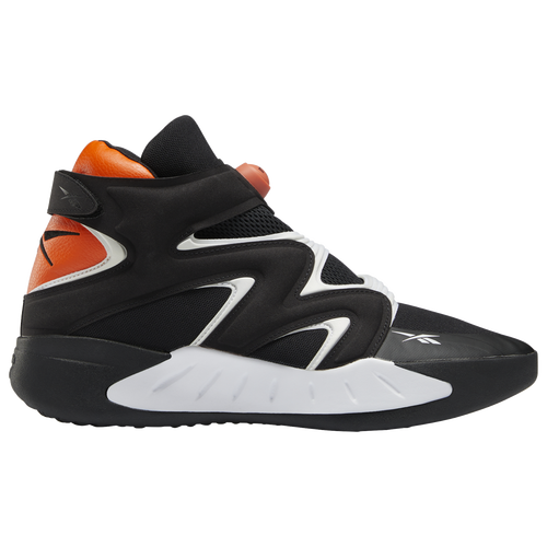 

Reebok Mens Reebok Instapump Fury Zone - Mens Basketball Shoes Black/White/Orange Size 9.5