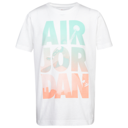 Boys' Grade School - Jordan Dunk Fade T-Shirt - White/Multicolor