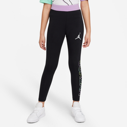 Girls' Grade School - Jordan J's Are For Girls Leggings - Black/Purple