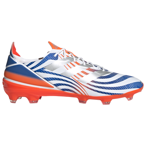 adidas Gamemode Syn FG - Men's Soccer Shoes - Footwear White / Silver Metallic / Solar Red - G58844