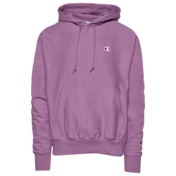 Men's - Champion Reverse Weave Left Chest C Pullover Hoodie - Tinted Lavendar