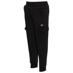 Girls' Preschool - Champion Fleece Cargo Pants - Black/Black