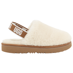 Girls' Grade School - UGG Fluff Yeah Clog - Natural/Black