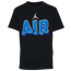 Jordan AJ1 Up in the Air T-Shirt - Boys' Grade School Black/Blue