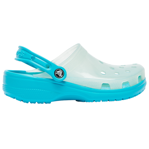 

Crocs Boys Crocs Classic Translucent Clogs - Boys' Grade School Shoes Teal/Teal Size 05.0