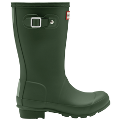 Girls' Grade School - Hunter Original Gloss Boot - Hunter Green/Hunter Green