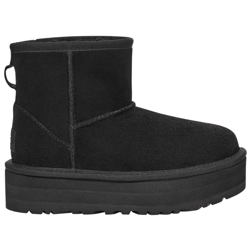 

UGG Girls UGG Classic Mini Platform - Girls' Grade School Shoes Black/Black Size 04.0