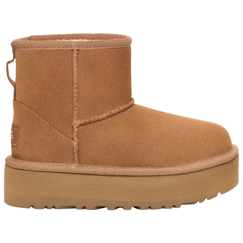 

Girls UGG UGG Classic Mini Platform - Girls' Grade School Shoe Chestnut/Chestnut Size 04.0