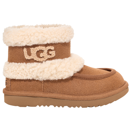 

UGG Girls UGG Mini Fluff - Girls' Grade School Shoes Chestnut/Chestnut Size 06.0