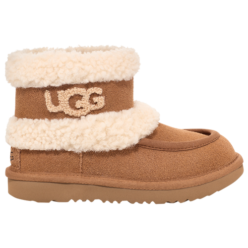 

UGG Girls UGG Mini Fluff - Girls' Grade School Shoes Chestnut/Chestnut Size 04.0