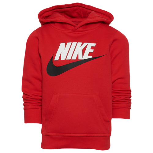 

Nike Boys Nike Club HBR PO Hoodie - Boys' Preschool Red/Red Size 5