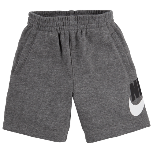 

Boys Nike Nike Club HBR FT Shorts - Boys' Toddler Grey/White Size 2T