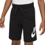 Nike Club HBR FT Short - Boys' Preschool Black/White