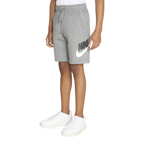 

Nike Boys Nike Club HBR FT Short - Boys' Preschool Carbon Heather/White Size 4