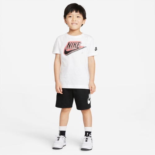 

Boys Nike Nike Club HBR FT Shorts - Boys' Toddler Black/White Size 2T
