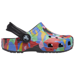 Boys' Grade School - Crocs Classic Clogs - Black/Multicolor