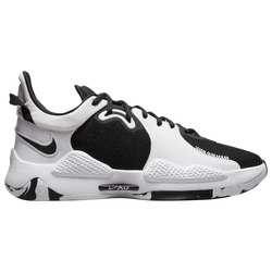 Boys' Grade School - Nike PG 5 TB - Black/White